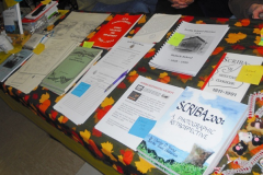 Image of merchandise available from the Scriba Historical Society at the November 2024 Scriba Craft Fair