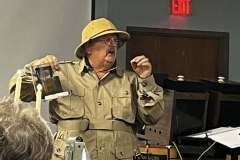 David MacLean during a Magic Lantern presentation.