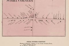 Scriba Corners map (1867)
